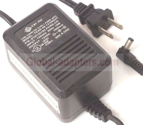 New 12VDC 1000mA CUI Inc. TEAD-48-121000UT DTD120100-P5/RD-CD POWER SUPPLY AC ADAPTER New 12VDC 1000mA CUI Inc. TEAD-48-121000UT DTD120100-P5/RD-CD POWER SUPPLY AC ADAPTER